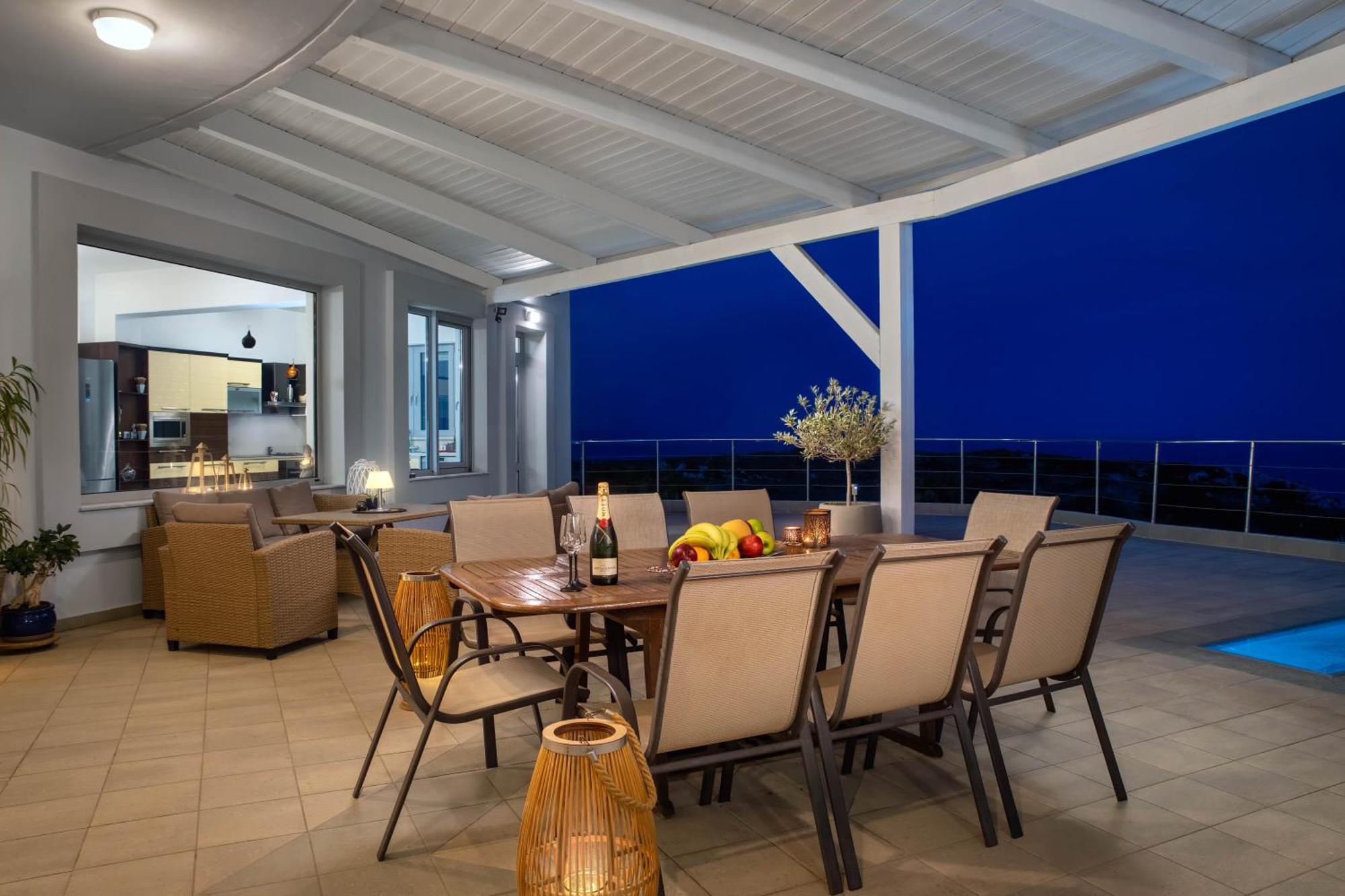 Villa Zafira - Seaview Manor With Heated Pool Kallithéa المظهر الخارجي الصورة