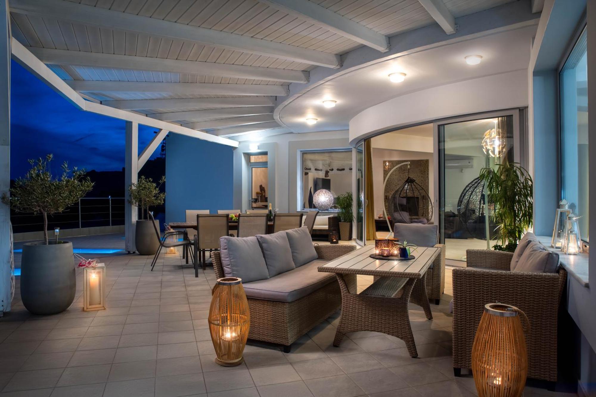 Villa Zafira - Seaview Manor With Heated Pool Kallithéa المظهر الخارجي الصورة
