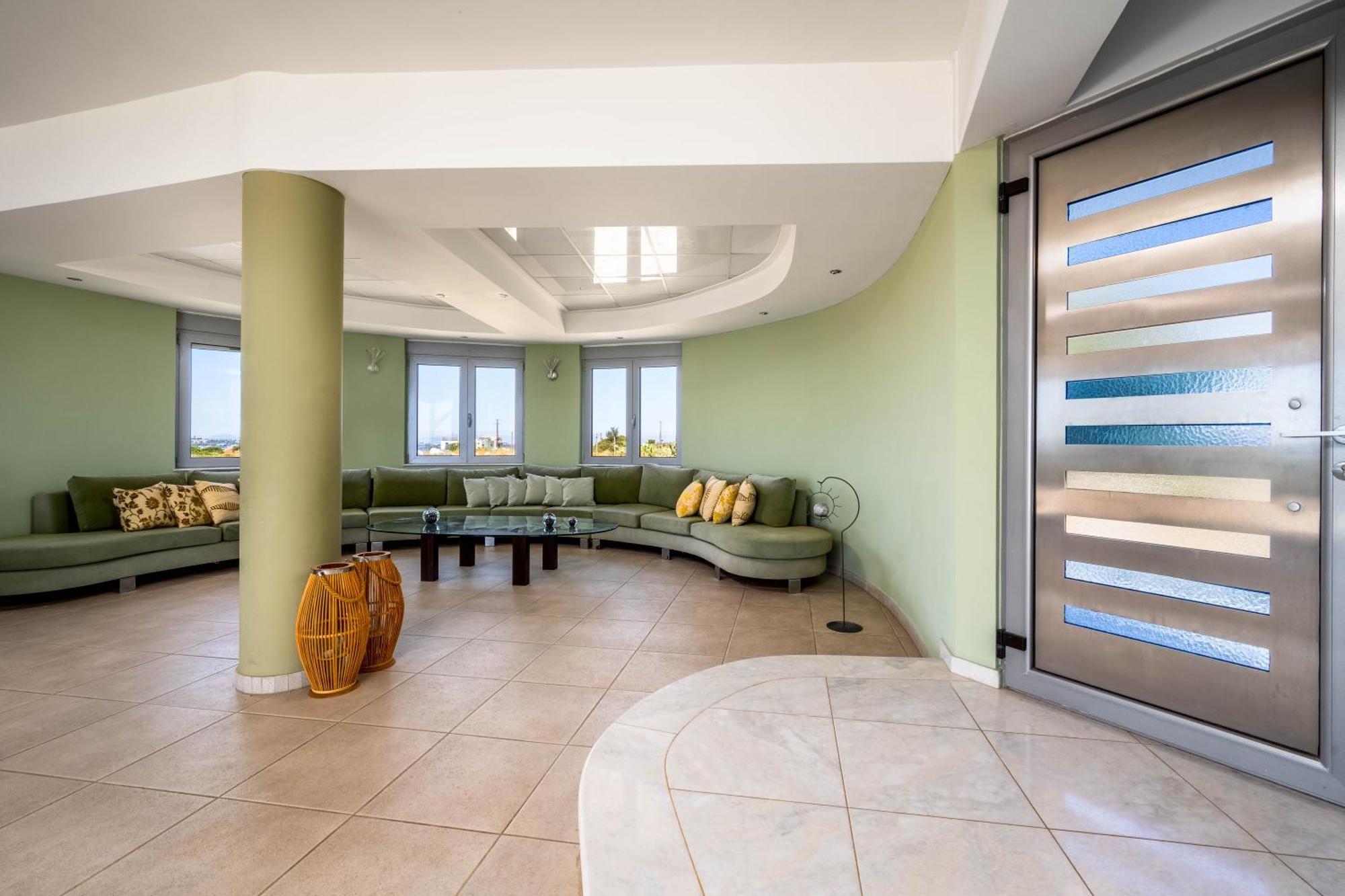 Villa Zafira - Seaview Manor With Heated Pool Kallithéa المظهر الخارجي الصورة