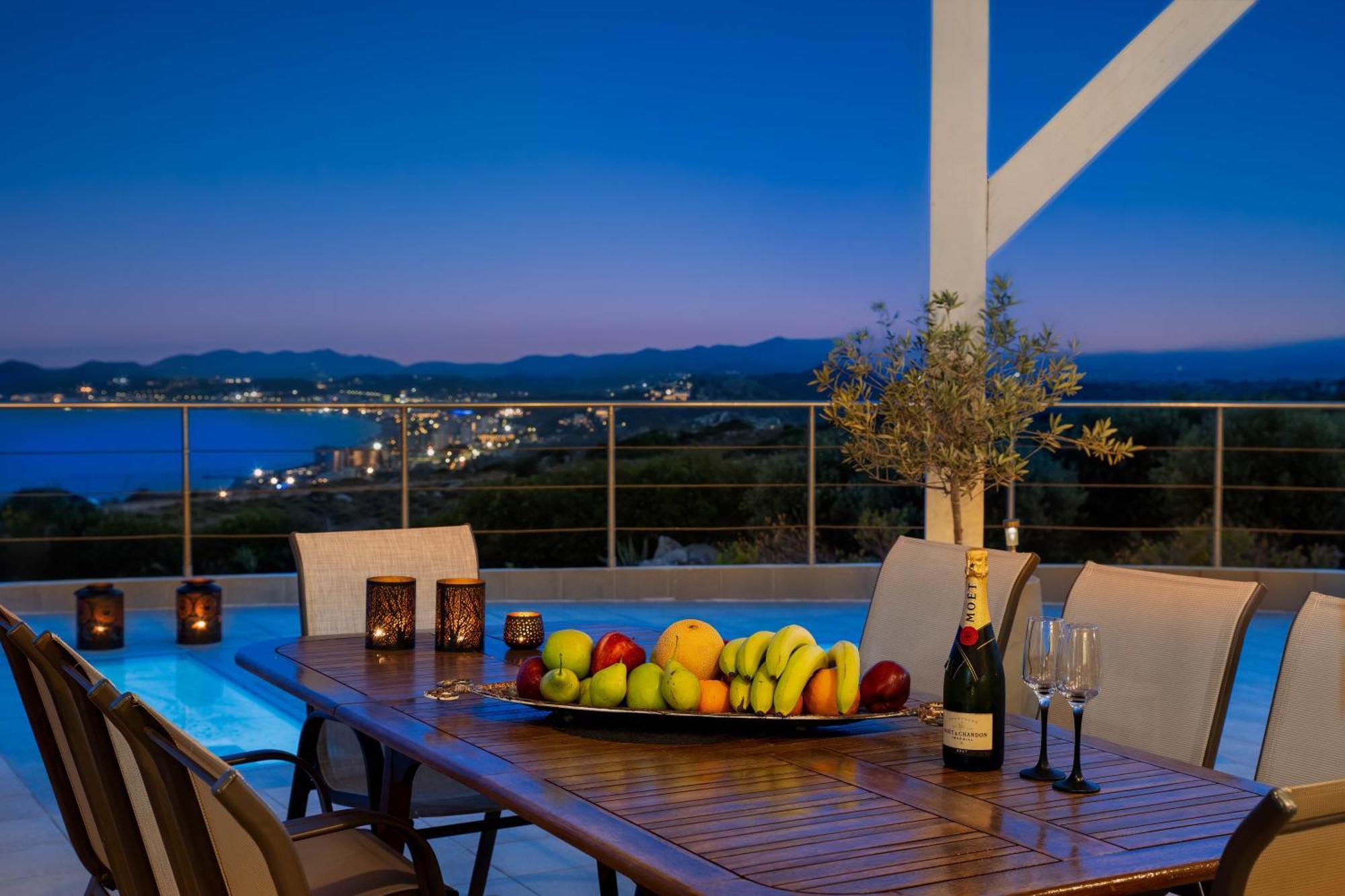 Villa Zafira - Seaview Manor With Heated Pool Kallithéa المظهر الخارجي الصورة