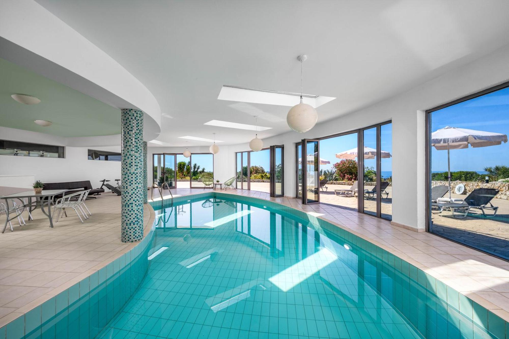 Villa Zafira - Seaview Manor With Heated Pool Kallithéa المظهر الخارجي الصورة