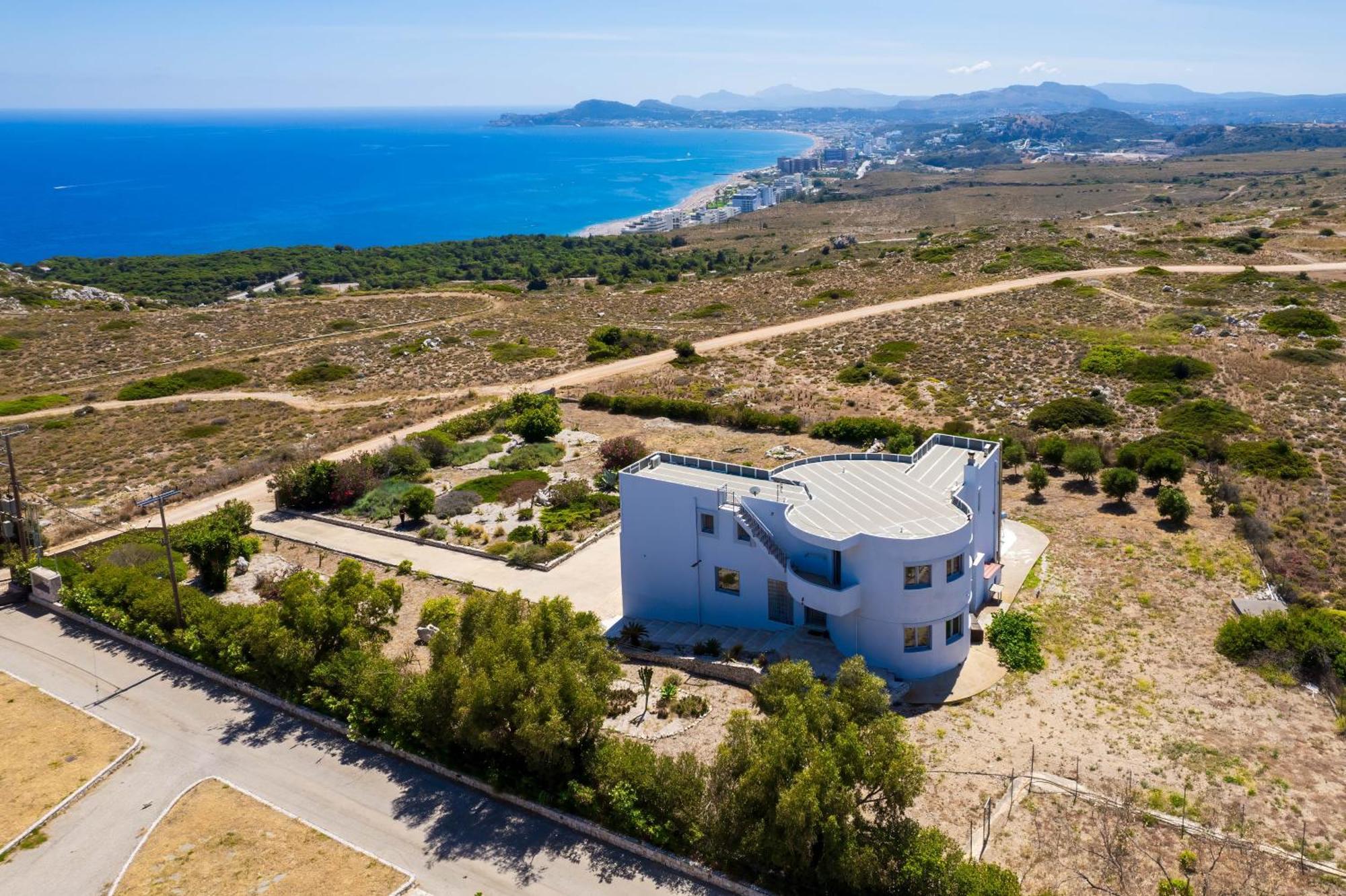 Villa Zafira - Seaview Manor With Heated Pool Kallithéa المظهر الخارجي الصورة